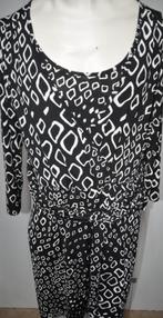 BT82 Inizia Jurk Zwart Wit maat L, Ophalen of Verzenden, Zo goed als nieuw, Zwart, Jurk