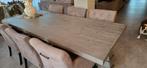 Eetkamer tafel met 6 stoelen., Ophalen, Zo goed als nieuw, Rechthoekig, 50 tot 100 cm