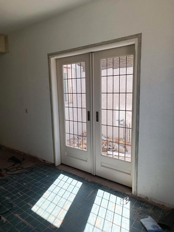 Mooie schuifdeuren, Doe-het-zelf en Verbouw, Deuren en Horren, Zo goed als nieuw, Binnendeur, 200 tot 215 cm, 120 cm of meer, Hout