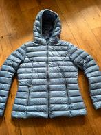 Prachtige tussenjas dons Reset L 38/40 lichtblauw, Verzenden, Zo goed als nieuw, Maat 38/40 (M), Blauw