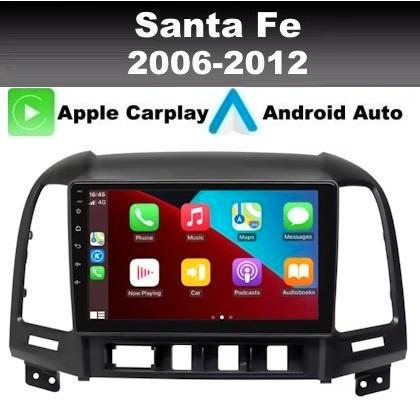 Hyundai Santa Fe 2006-2012 navigatie android 14 carplay dab+, Auto diversen, Autoradio's, Nieuw, Ophalen of Verzenden