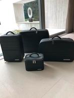 Kofferset leer zwart passend voor Range Rover., Sieraden, Tassen en Uiterlijk, Koffers, Ophalen, Nieuw, Leer, 50 tot 60 cm