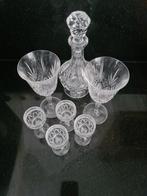 kristal glazenset, Ophalen