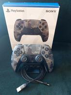 PS5 controller Camo met doos en kabel, Spelcomputers en Games, Spelcomputers | Sony PlayStation 5, Ophalen of Verzenden, Zo goed als nieuw