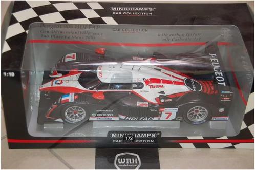 SALE PEUGEOT 908 HDI LM 2008 VILLENEUVE #7 Minichamps WRH, Hobby en Vrije tijd, Modelauto's | 1:18, Zo goed als nieuw, Auto, MiniChamps