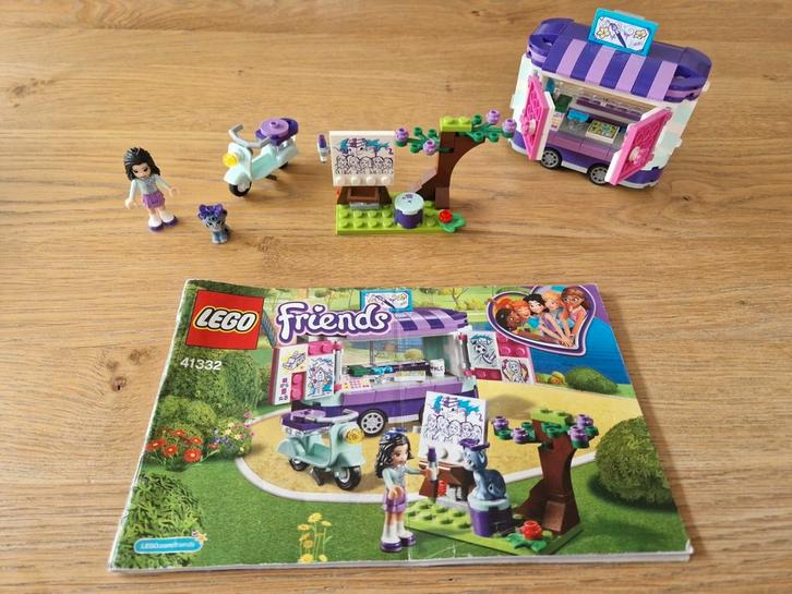 Lego Friends 41332, Emma's knutselkraam, Kinderen en Baby's, Speelgoed | Duplo en Lego, Zo goed als nieuw, Ophalen of Verzenden