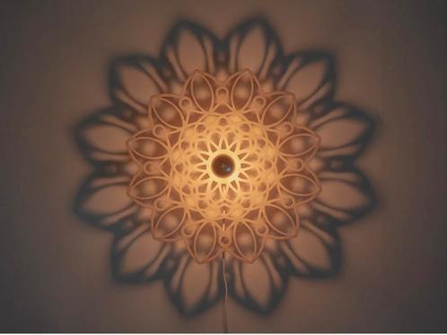 Mandala schaduwlamp romaans 30cm doorsnee., Huis en Inrichting, Lampen | Wandlampen, Zo goed als nieuw, Ophalen of Verzenden