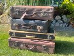 Brocante kofferset / oude koffers, Huis en Inrichting, Ophalen, Gebruikt