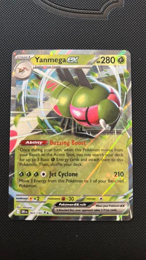 Yanmega EX #003/182, Hobby en Vrije tijd, Verzamelkaartspellen | Pokémon, Nieuw, Ophalen of Verzenden
