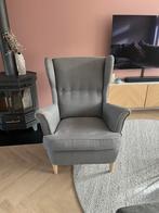 Ikea fauteuil Strandmon grijs, Huis en Inrichting, Fauteuils, Zo goed als nieuw, 50 tot 75 cm, Ophalen