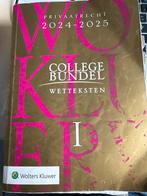 Wolters Kluwer Collegebundel 2024-2025, Ophalen of Verzenden, Alpha, Gelezen, WO