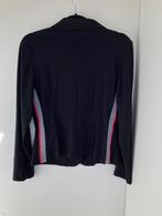 Studio Anneloes travelstof blazer XL zwart kleurrijke bies, Studio Anneloes, Zwart, Maat 46/48 (XL) of groter, Ophalen of Verzenden
