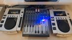 Dj set 2x Pioneer CDJ100S en Behringer Xenyx 1204 mengpaneel, Muziek en Instrumenten, Dj-sets en Draaitafels, P, P, Ophalen of Verzenden