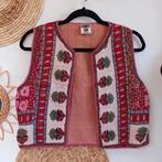 Vintage 70s India gauze gilet romy Boomsma hippie, Maat 38/40 (M), Ophalen of Verzenden, Zo goed als nieuw, Vintage