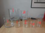 Set windlichten perfect voor groot diner,evenement, bruiloft, Ophalen, Overige kleuren, Minder dan 50 cm, Glas