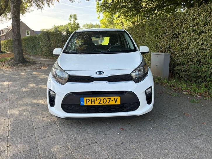 Kia Picanto 1.0 Cvvt 67pk 5-zits 2017 Wit, Auto's, Kia, Bedrijf, Picanto, ABS, Airbags, Alarm, Bluetooth, Boordcomputer, Elektrische buitenspiegels