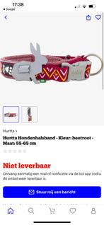 *Nieuw* Roze Hurtta hondenhalsband 55 - 65 cm, Ophalen of Verzenden, Nieuw