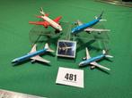 481- 5 modelvliegtuigen metaal Matchbox Schabak KLM bespeeld, Ophalen of Verzenden, Gebruikt, 1:72 tot 1:144, Overige merken