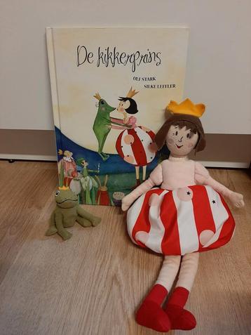 IKEA de kikkerprins prinses knuffel, kikker vingerpop & boek beschikbaar voor biedingen