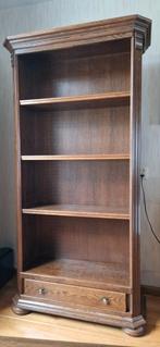 Houten Boekenkast met Lade, Huis en Inrichting, Ophalen, Gebruikt, Klassiek, Eikenhout