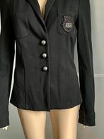 H847 Airfield maat 38=M jasje blazer colbert zwart, Kleding | Dames, Maat 38/40 (M), Zwart, Ophalen of Verzenden, Zo goed als nieuw