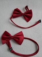 Strikjes bordeaux rood, Ophalen of Verzenden, Zo goed als nieuw