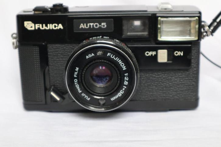 Fujica Auto-5 35 mm, Audio, Tv en Foto, Fotocamera's Analoog, Zo goed als nieuw, Compact, Fuji, Ophalen of Verzenden