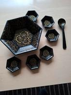 Indonesische houten noten/snack set, Antiek en Kunst, Ophalen of Verzenden