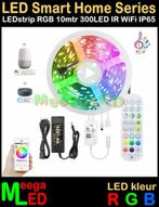 LEDstrip set - Smart WiFi Tuya IR RGB - 10 meter + trafo, Ophalen of Verzenden, Nieuw, WiFi LEDstripset