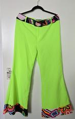 Flower Power / Disco, jaren 70 broek met riem mt 52 / 54, Kleding | Heren, Carnavalskleding en Feestkleding, Ophalen of Verzenden