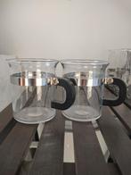 Bodum 4 theeglazen chambord en een melkkan, Huis en Inrichting, Keuken | Servies, Gebruikt, Overige typen, Ophalen of Verzenden