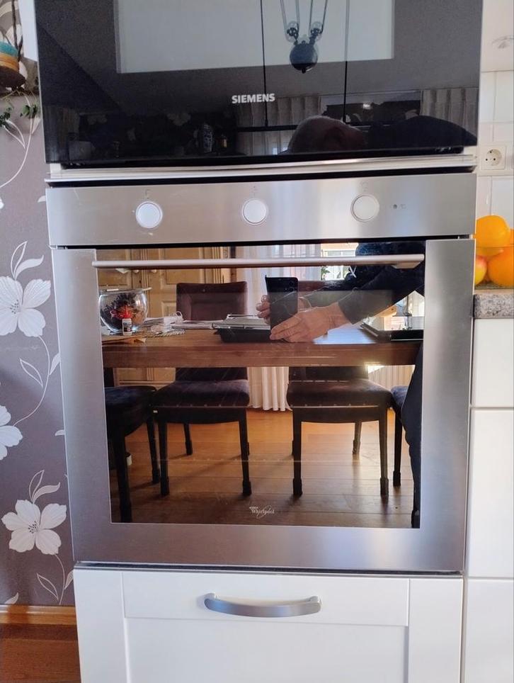 Nette Whirlpool inbouwoven, Witgoed en Apparatuur, Ovens, Gebruikt, 45 tot 60 cm, Ophalen of Verzenden