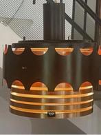 vintage hanglamp mid-century post-brutalisme, Huis en Inrichting, Ophalen, Brutalisme, Zo goed als nieuw, Metaal