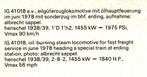 961150		Trein Zug	Locomotief	 	41 018	 zie info achterzijde, Verzamelen, Spoorwegen en Tramwegen, Ophalen of Verzenden, Trein
