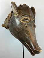 251110 Zeldzaam oud Afrikaans Chokwe Ngulu Masker - Angola., Ophalen of Verzenden