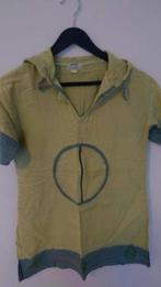 Linnen blouse, Ophalen of Verzenden, Gedragen, Maat 38/40 (M), Groen