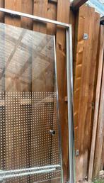 Glazen Douchewand met Frame, Huis en Inrichting, Badkamer | Badkamermeubels, Ophalen, Gebruikt, Overige typen, 50 tot 100 cm
