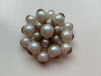 Parel Broche, jaren 70, Ophalen of Verzenden, Gebruikt