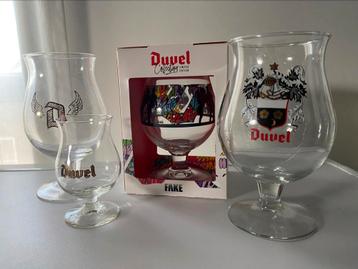 4x DUVEL bier glas beschikbaar voor biedingen