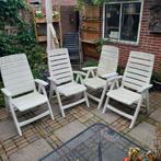 tuinstoelen 4 stuks gratis, Tuin en Terras, Tuinstoelen, Ophalen, Gebruikt, Kunststof, Inklapbaar