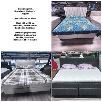Boxspring 180x200 Compleet beschikbaar voor biedingen