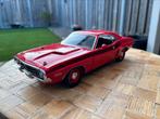 Greenlight Dodge Challenger R/T 1971 1:18 rood, Ophalen of Verzenden, Zo goed als nieuw, Auto, Overige merken