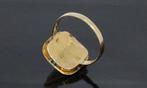 Memorie antieke 19e eeuwse gouden ring 18k rouw dames, Sieraden, Tassen en Uiterlijk, Antieke sieraden, Ophalen of Verzenden, Goud