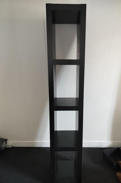 Zwarte open kast van IKEA, Huis en Inrichting, Kasten | Stellingkasten, Gebruikt, Ophalen