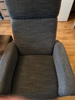 Grijze Stoffen Stoel / Ligstoel, Huis en Inrichting, Fauteuils, Ophalen, Gebruikt, 75 tot 100 cm, Stof