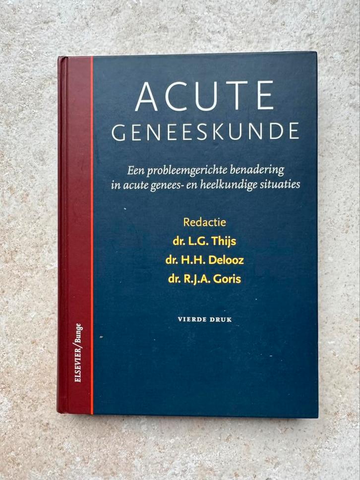Acute geneeskunde, Boeken, Wetenschap, Zo goed als nieuw, Sociale wetenschap, Ophalen of Verzenden