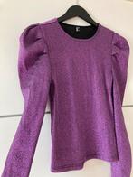 Paars glitter truitje van ONLY, Kleding | Dames, Tops, Paars, Ophalen of Verzenden, Zo goed als nieuw, Korte mouw