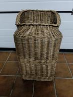 Vintage fietsstoel, rotan mand, kinderzitje, riet, Fietsen en Brommers, Fietsaccessoires | Fietsstoeltjes, Ophalen, Zo goed als nieuw