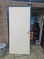 Opdekdeur linksdraaiend 930 x 2120  incl.toilet deurbeslag, 80 tot 100 cm, Gebruikt, Ophalen of Verzenden, Hout