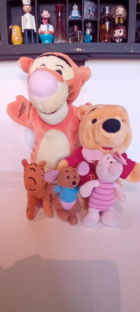 Winnie de Poeh en Vrienden Knuffel Set handpoppen, Kinderen en Baby's, Speelgoed | Knuffels en Pluche, Gebruikt, Overige typen